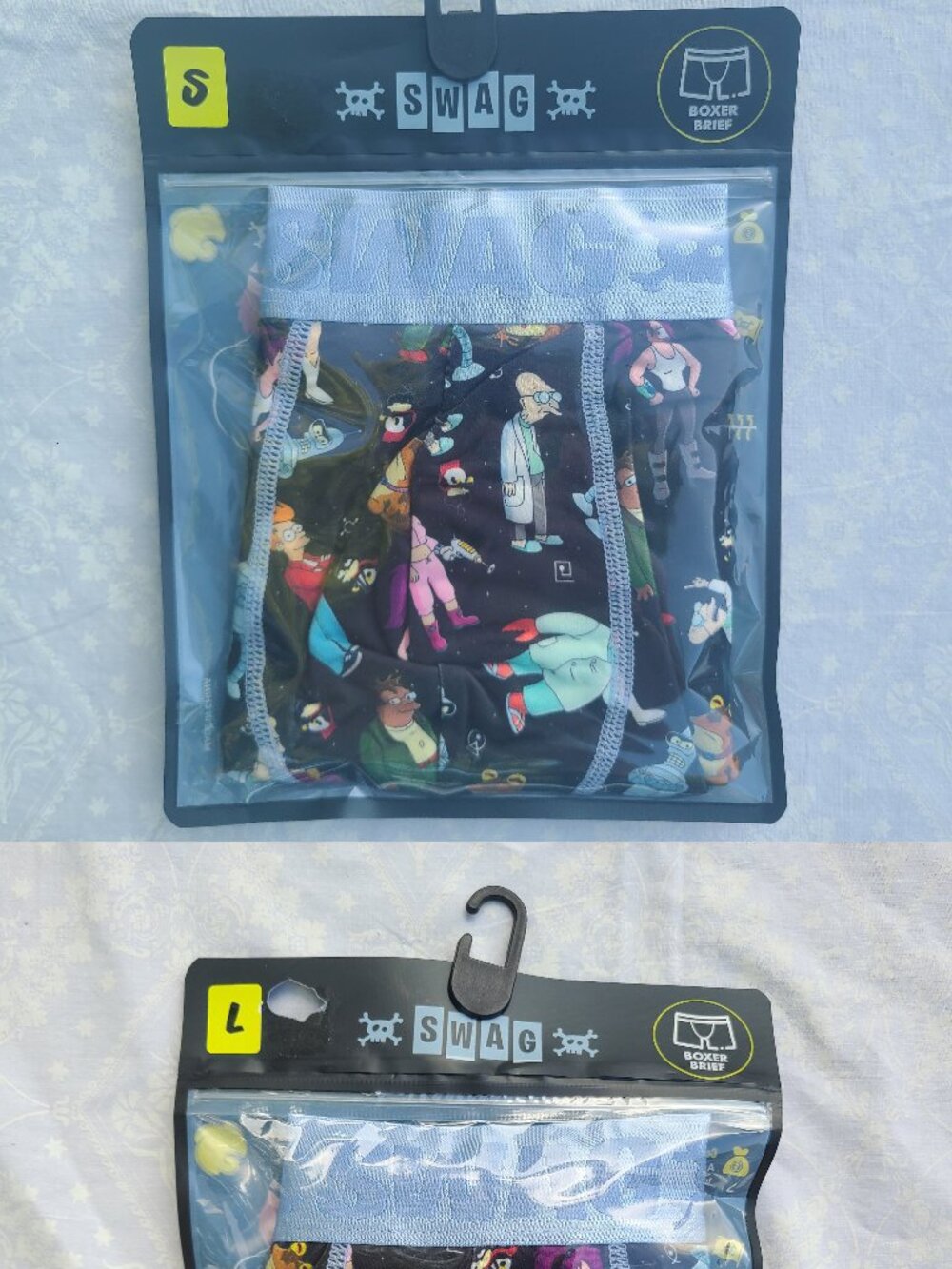 SWAG Futurama themed Boxers - Mens - Size Small